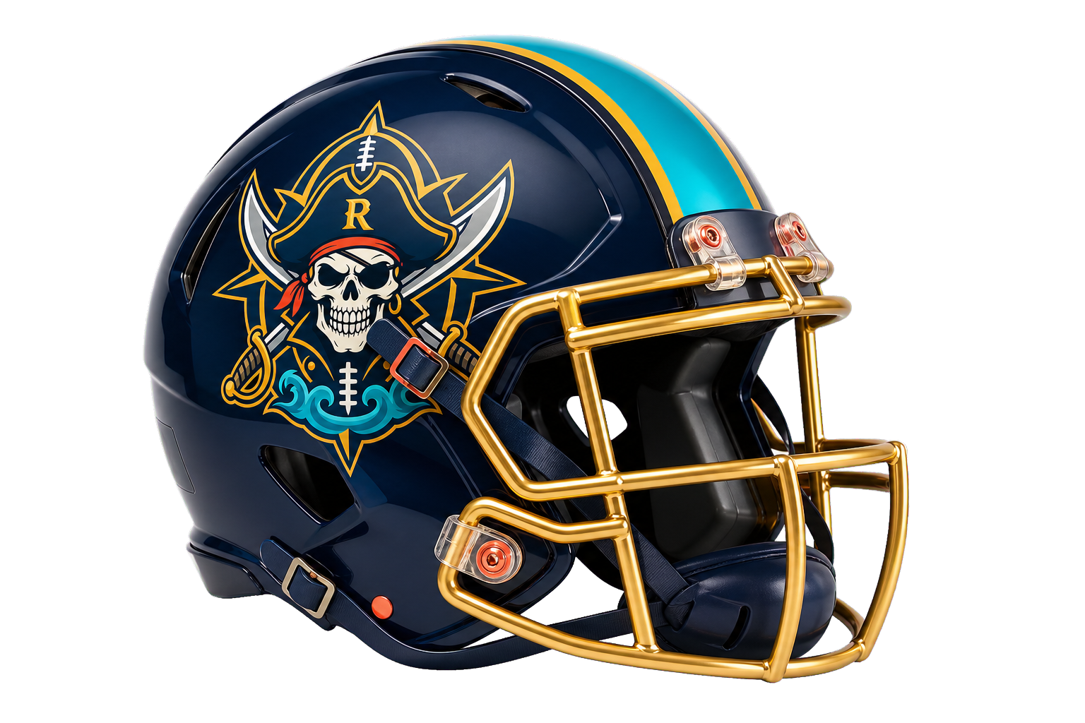 Rookies of the Caribbean football helmet
